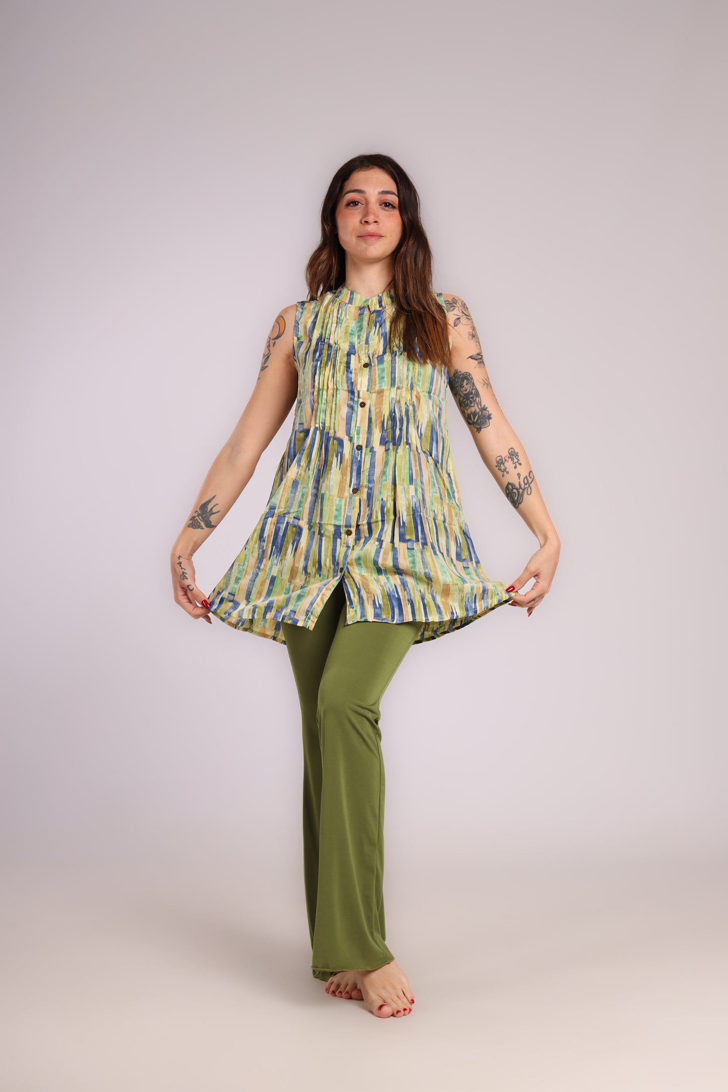 Camicia plissè