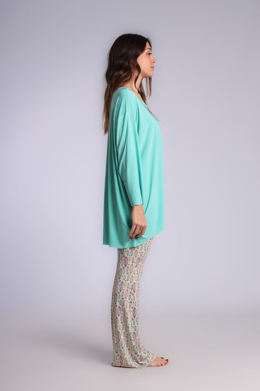 Maglia over - Menta