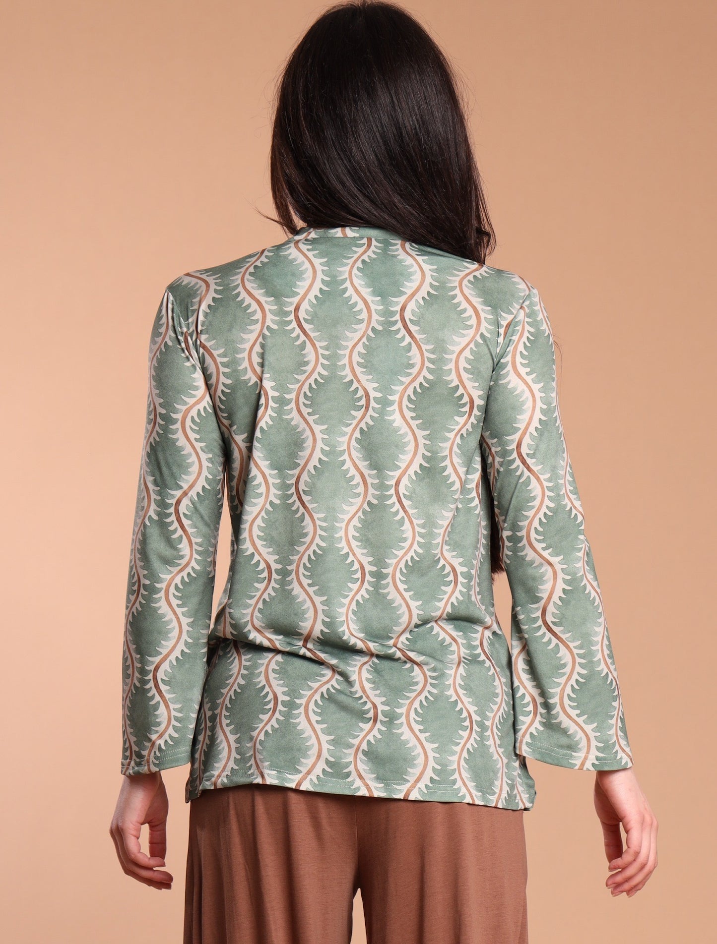 Blusa scollo V
