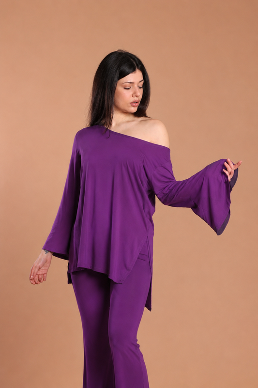 Maglia manica svasata - Cipolla