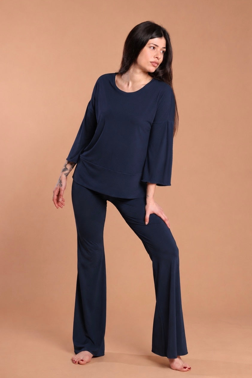 Maglia bordo - Blu