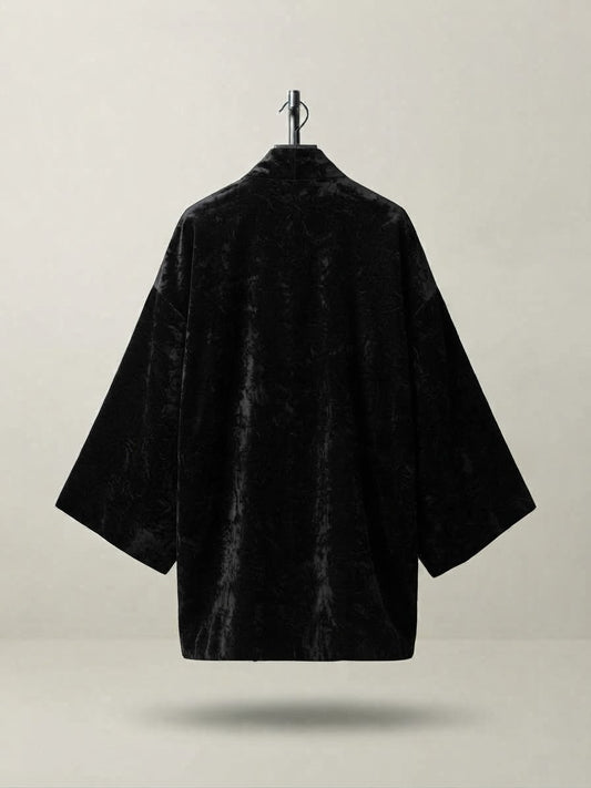 Giacca kimono velluto