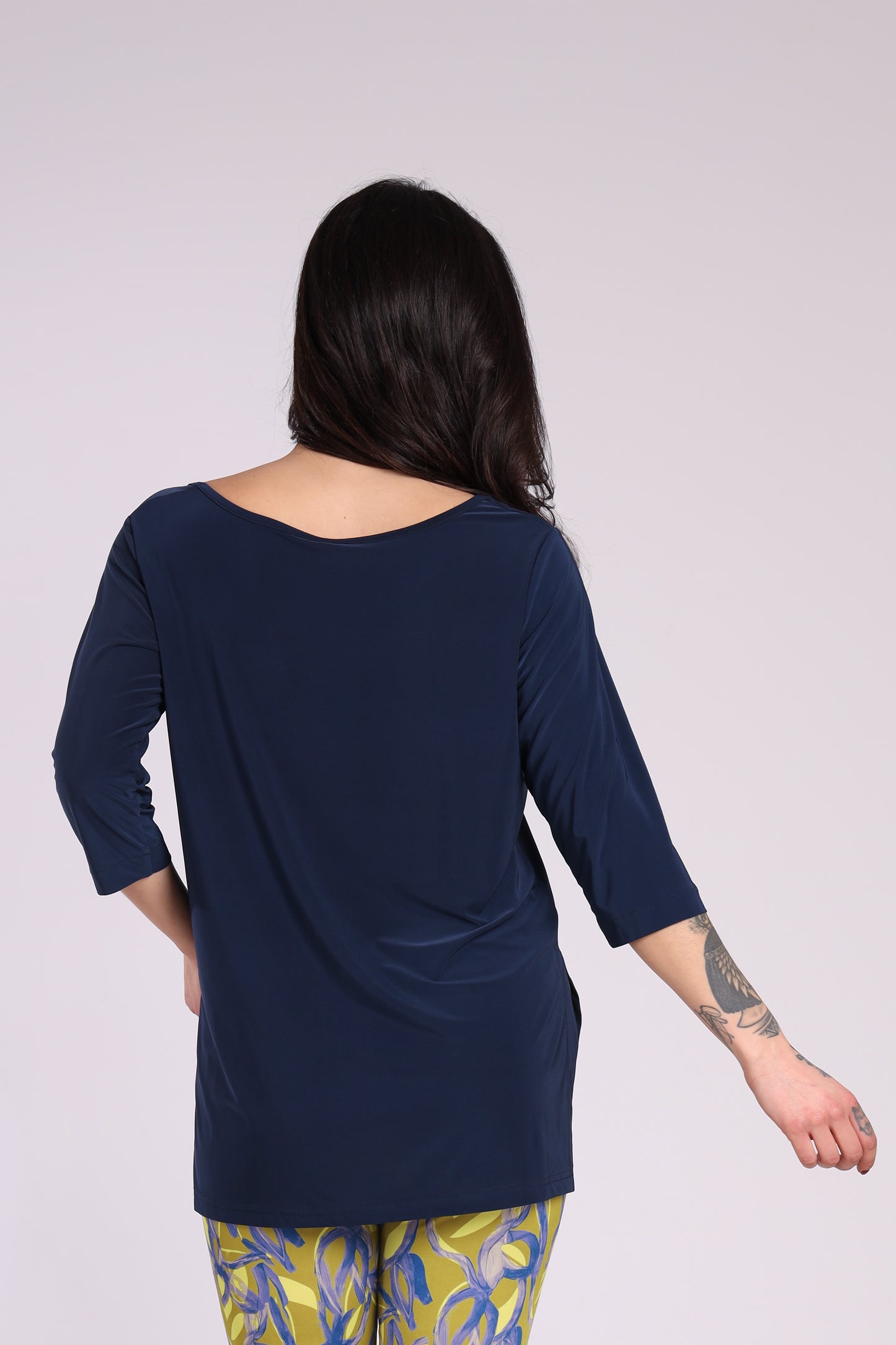 Maglia spacchi - Blu