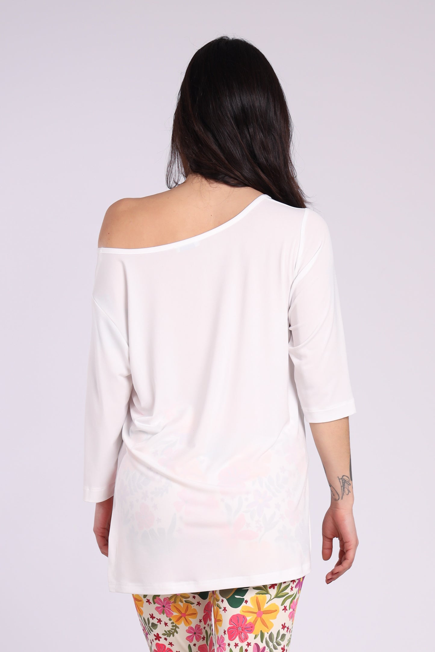 Maglia spacchi - Bianco