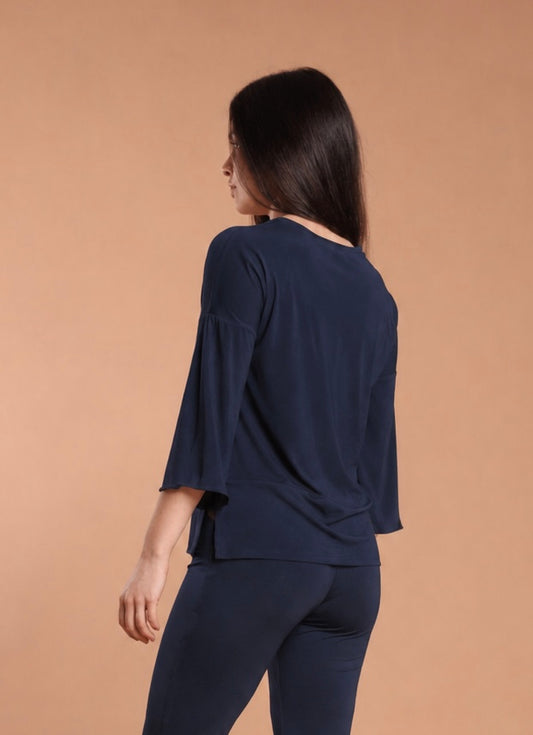 Maglia bordo - Blu