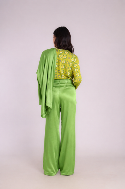 Pantalone Palazzo - Verde