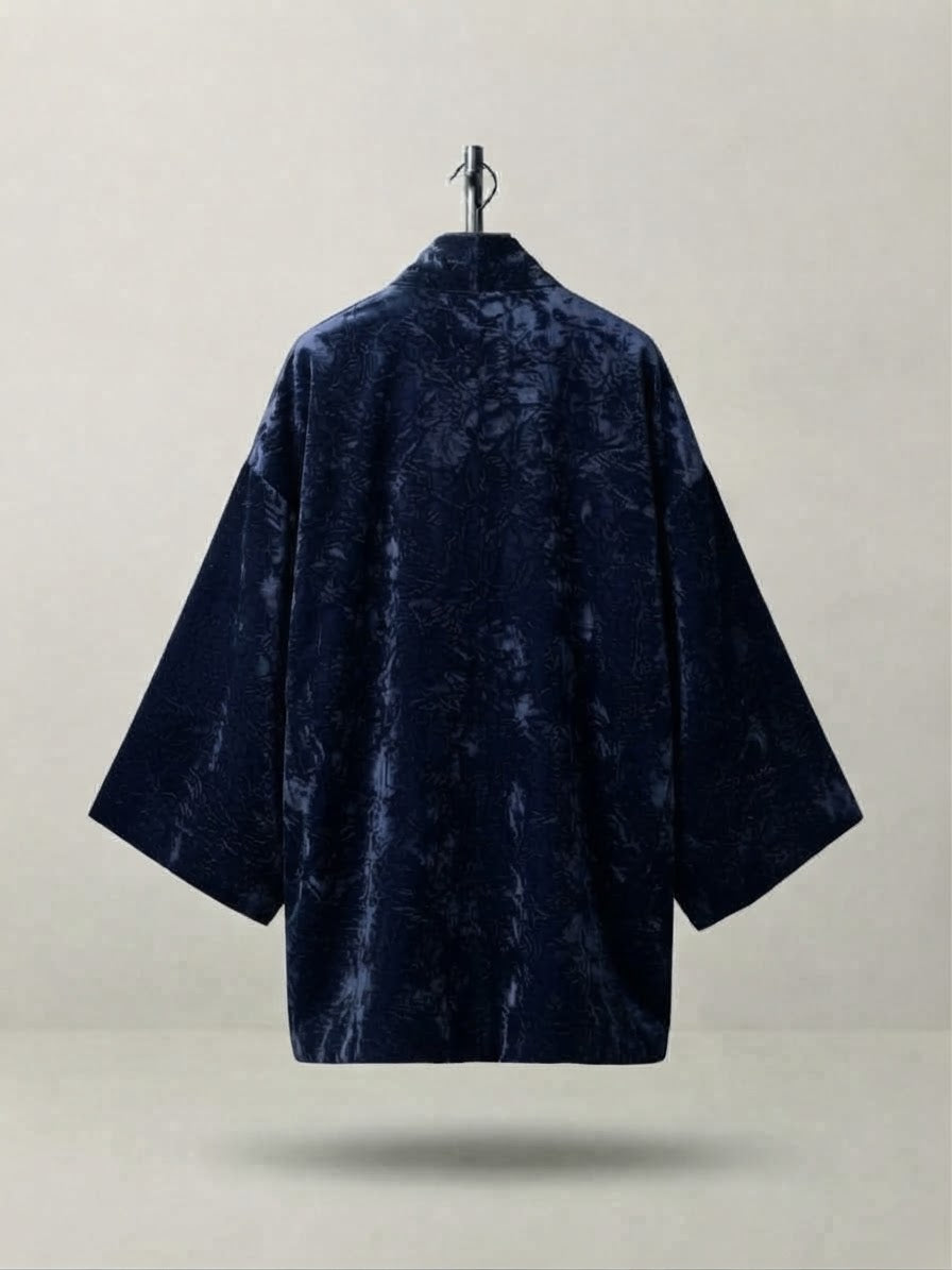 Giacca kimono velluto
