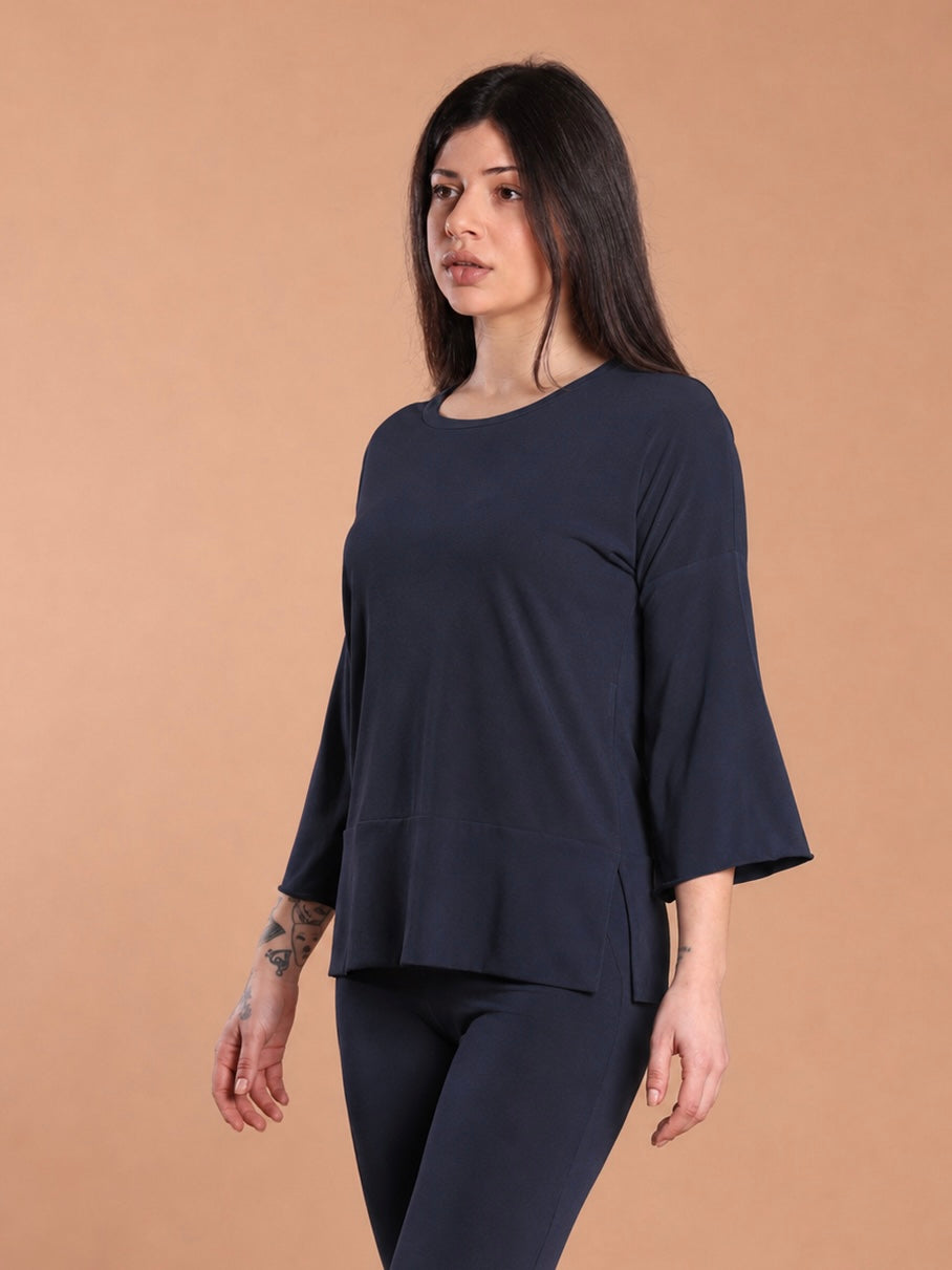 Maglia bordo - Blu