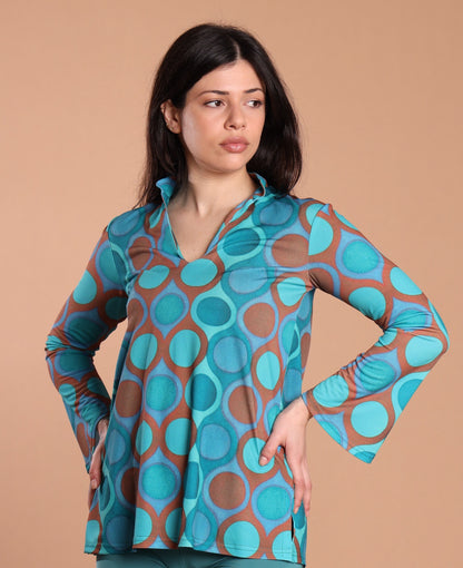 Blusa scollo V