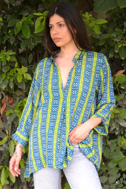 Camicia - Blu Verde
