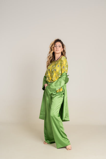 Pantalone Palazzo - Verde