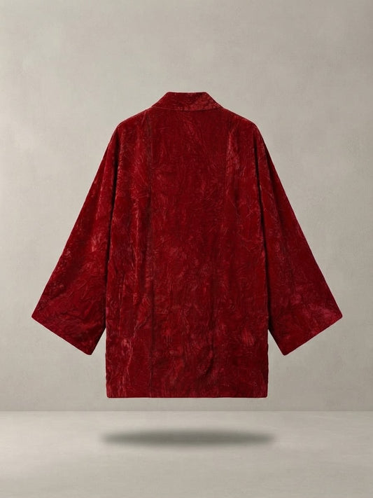 Giacca kimono velluto