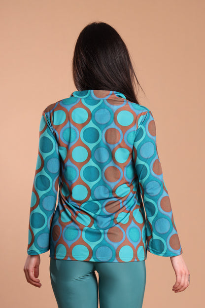 Blusa scollo V