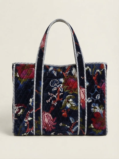 Borsa Tote in velluto