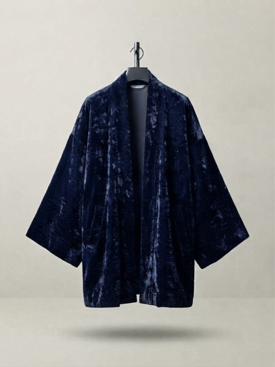 Giacca kimono velluto