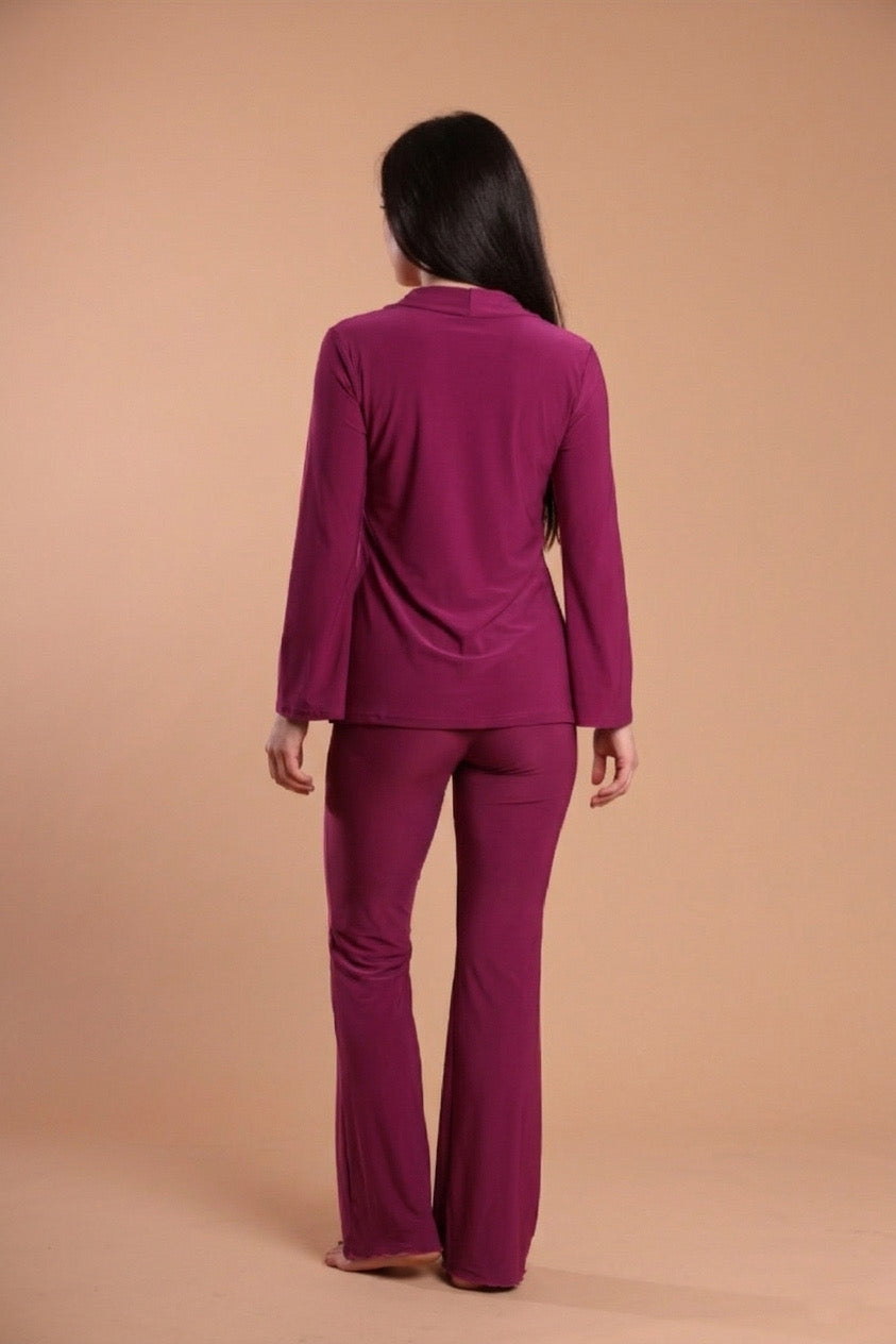 Blusa scollo V - Cipolla
