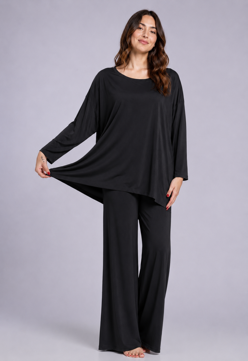 Maglia over - Nera