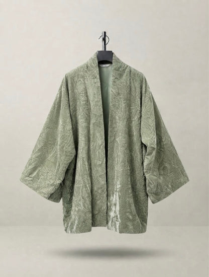 Giacca kimono velluto