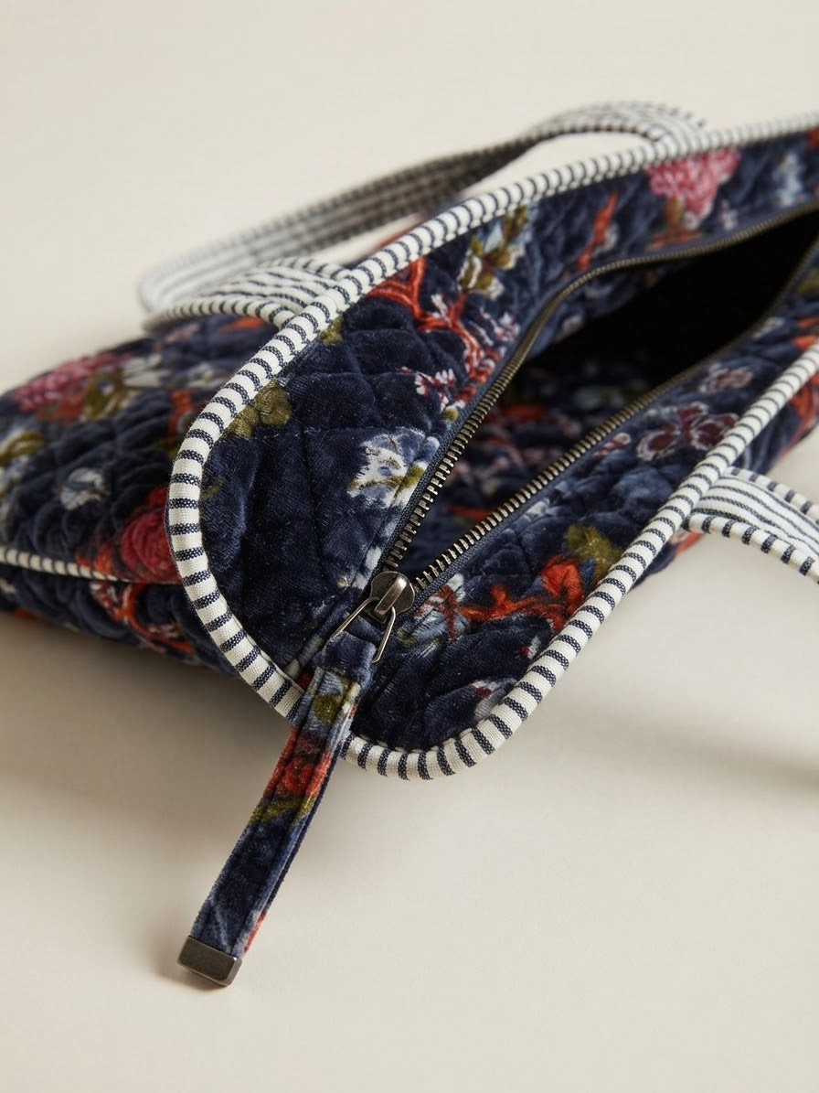 Borsa Tote in velluto