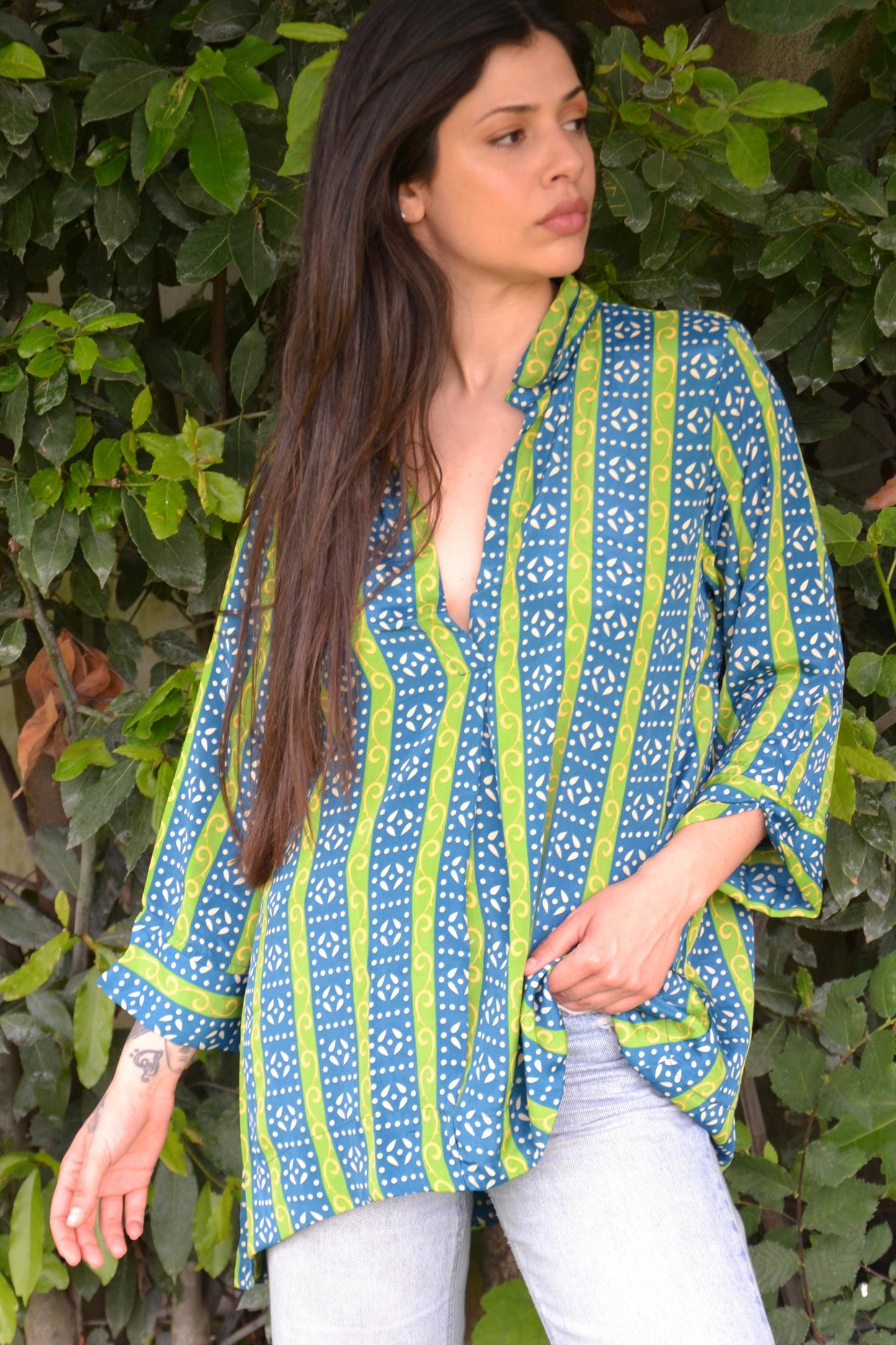 Camicia - Blu Verde