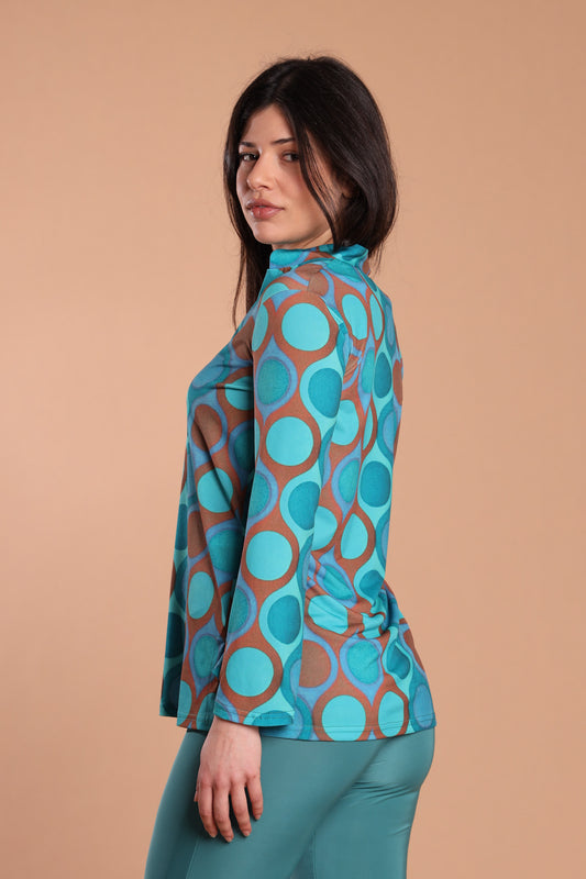 Blusa scollo V