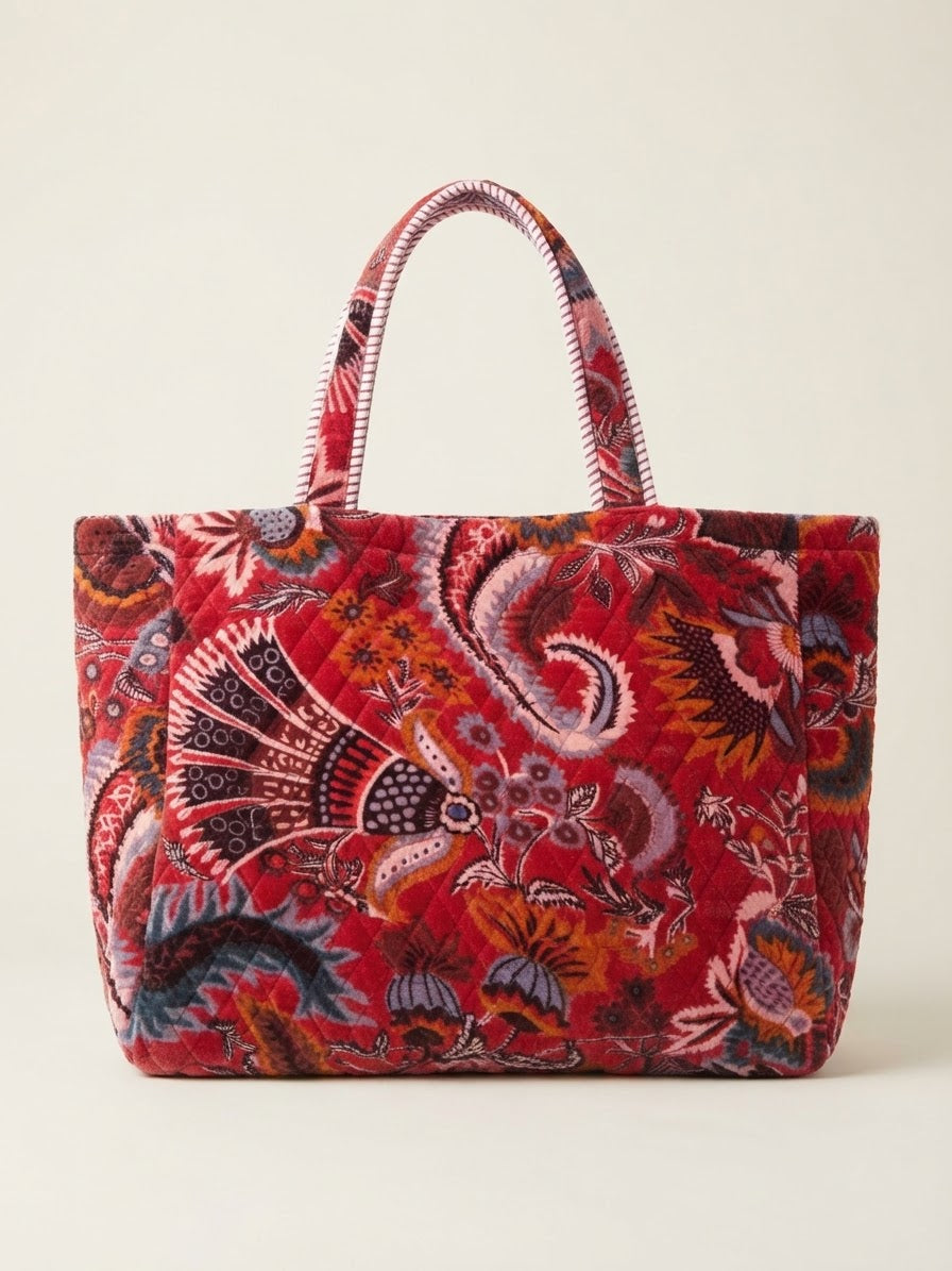 Borsa Tote in velluto