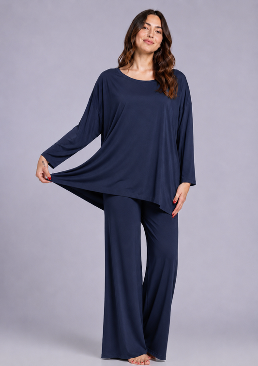 Maglia over - Blu