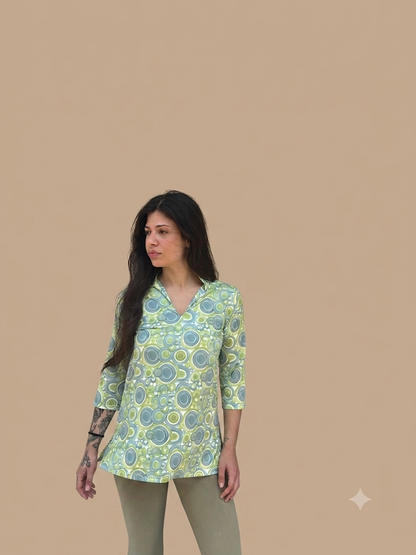 Blusa scollo V