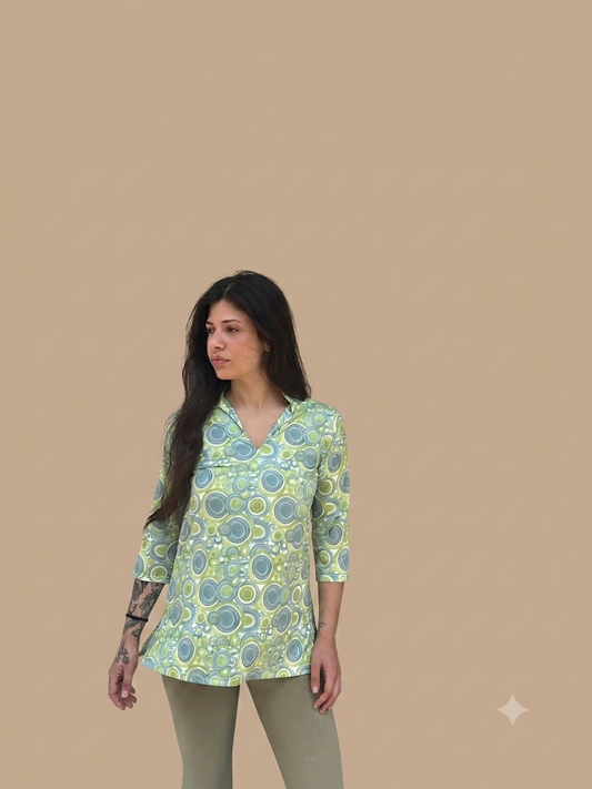Blusa scollo V