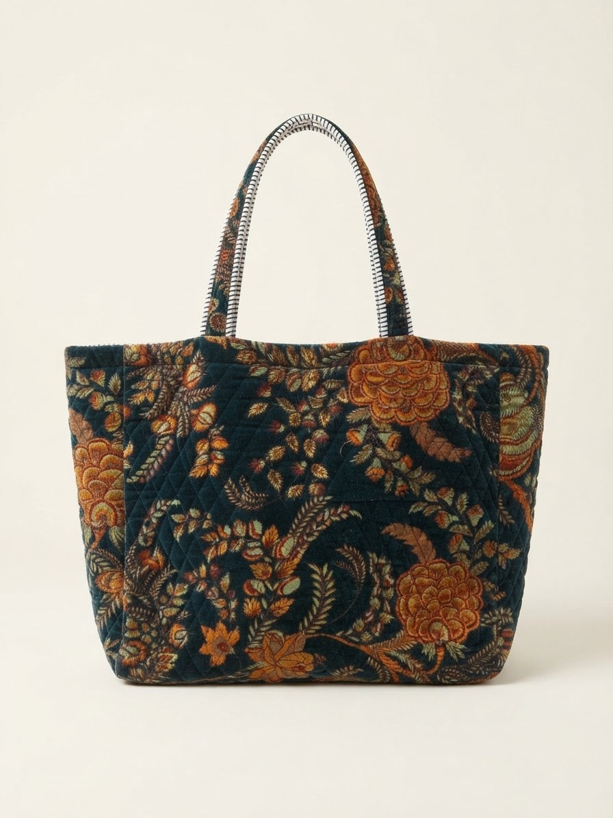 Borsa Tote in velluto